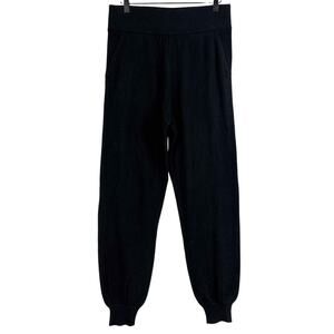 Wesley Crosby 100% Cashmere High Rise 29” Jogger Pants Black - M